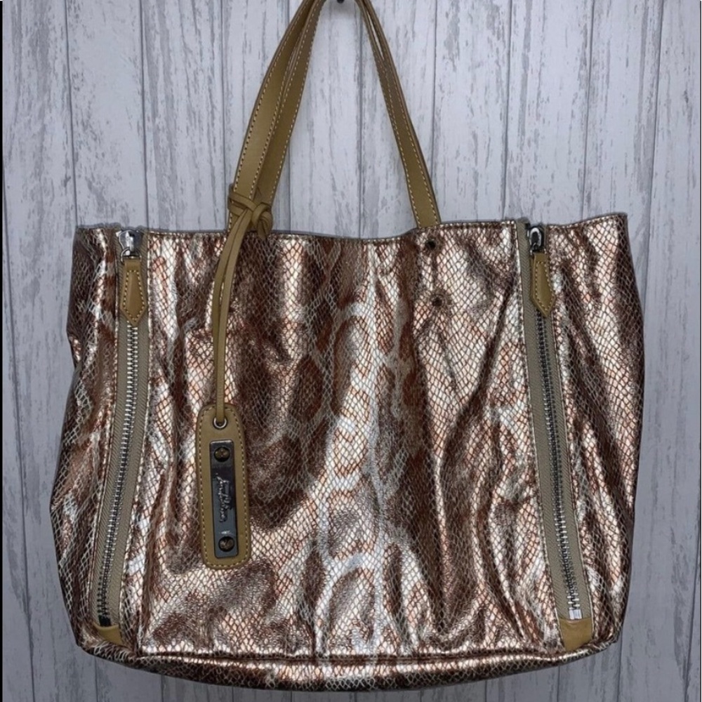 Sam Edelman Metallic Snake Handbag